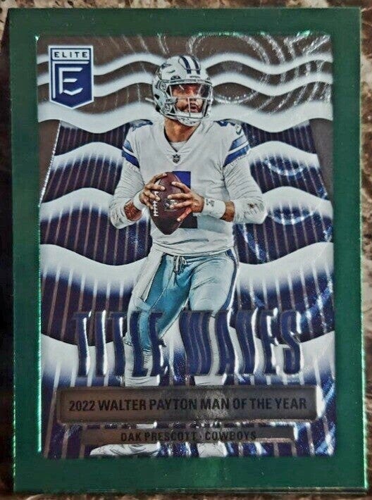 Dak Prescott 2023 Donruss Elite “Title Waves” Green