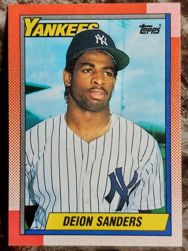 Deion Sanders  1990 Topps Rookie #61