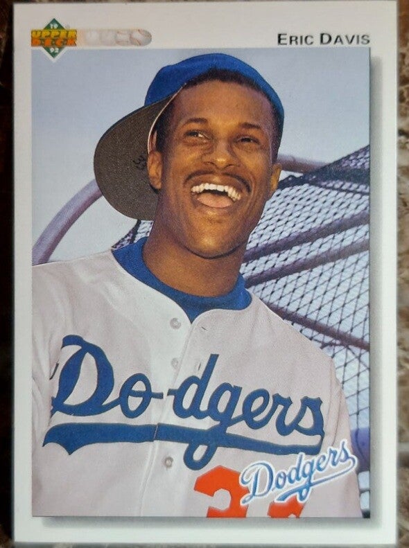 ERIC DAVIS 1992 UPPER DECK  # 756