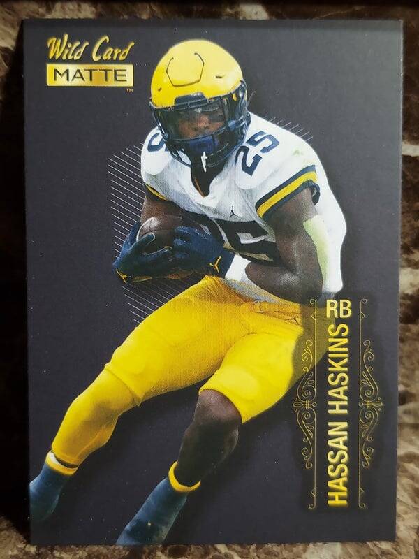 Hassan Haskins 【RC】2022 Wild Card-Matte-Michigan Titans #47