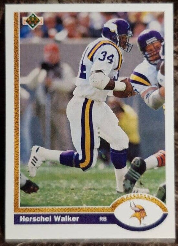 Herschel Walker 1991 Upper Deck # 346