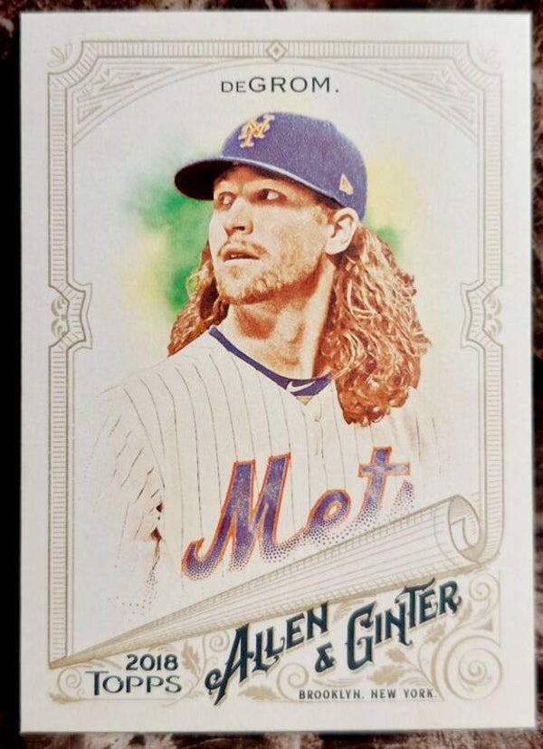 Jacob DeGrom 2018 Topps Allen & GInter #105