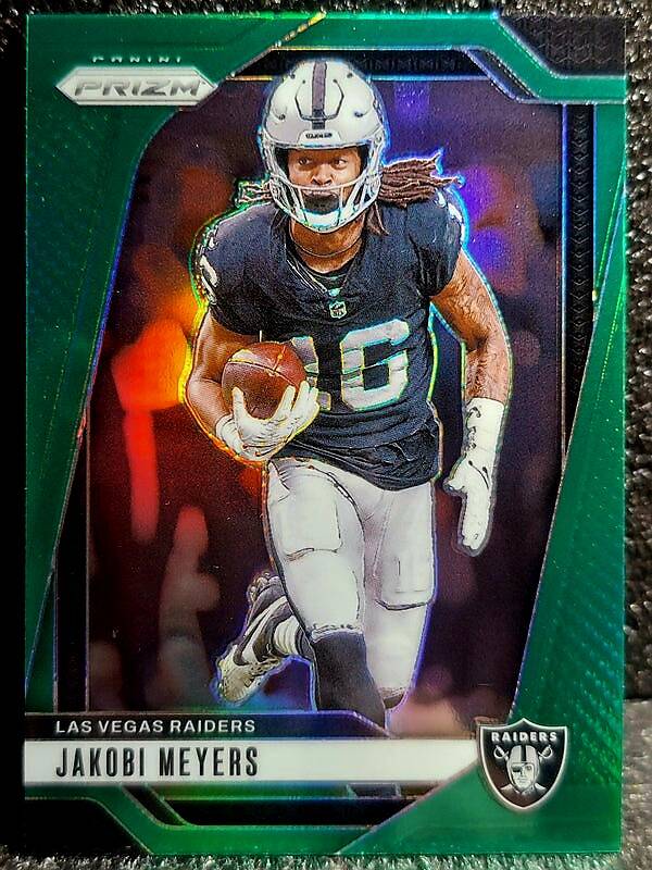 Jakobi Meyers 2024 Panini Prizm Green  Las Vegas Raiders #151