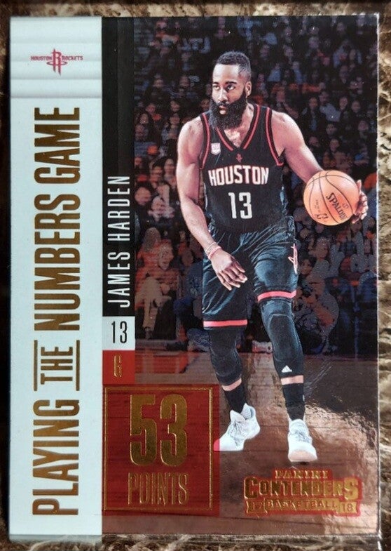 JAMES HARDEN 2017-18 CONTENDERS #28