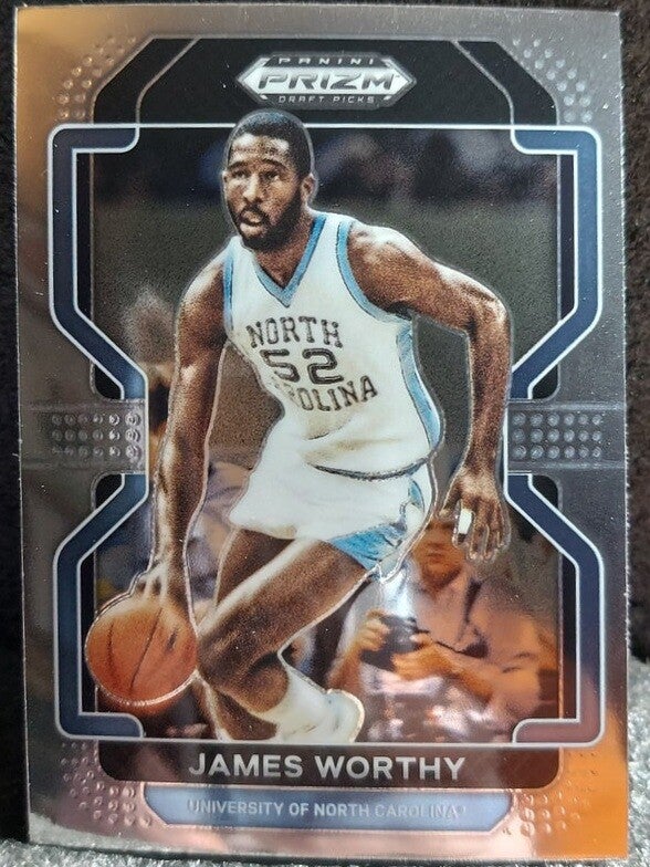 James Worthy 2022-23 Panini Prizm Draft Picks #21 North Carolina Tar Heels