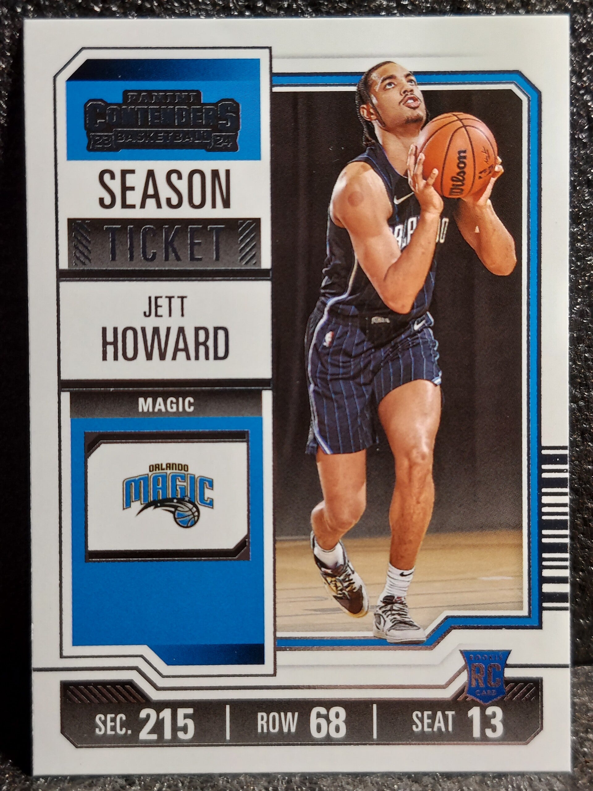Jett Howard【RC】2023-24 Panini Contenders #53 Season Ticket Retail RC Orlando Magic