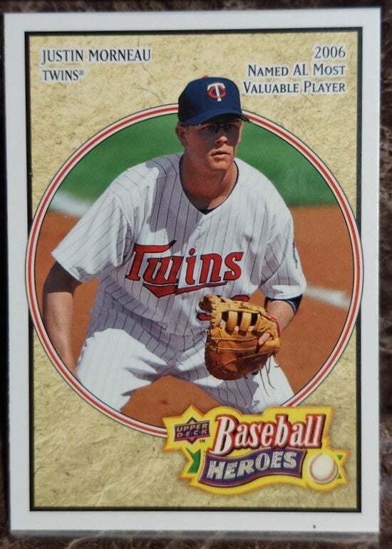 Justin Morneau 2008 Upper Deck Heroes #100