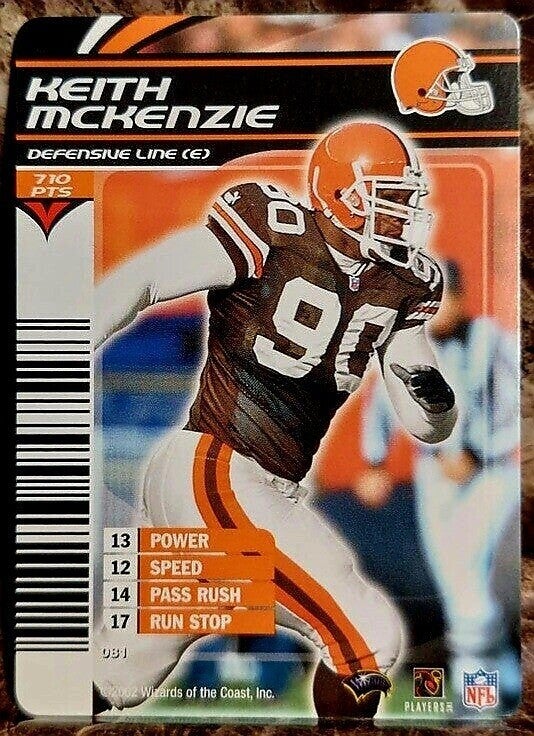KEITH MCKENZIE 2003 NFL Showdown