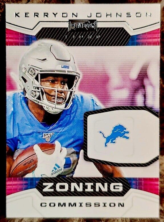 Kerryon Johnson #ZC-8 2020 Playbook