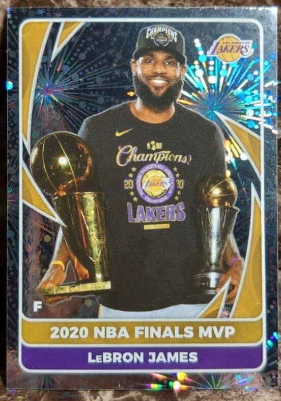 Lebron James 2021  NBA Sticker & Card #84