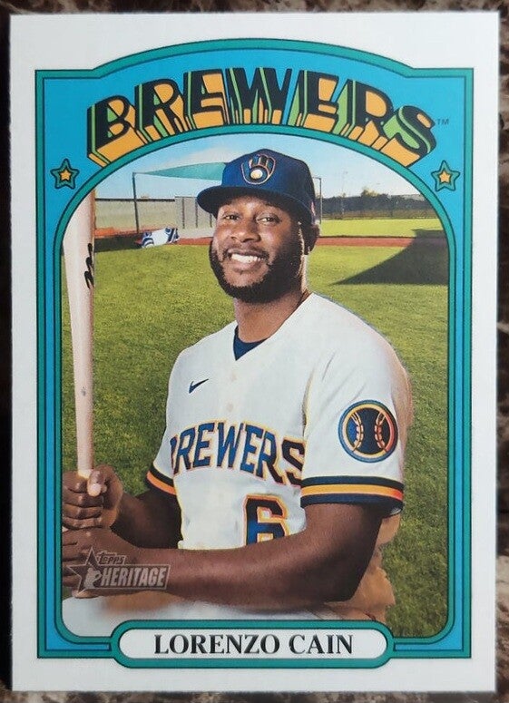 Lorenzo Cain 2021 Topps  #660