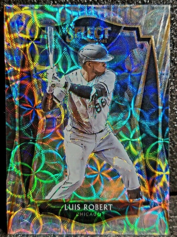 Luis Robert 2021 Panini Select Premier Level Scope Prizm Parallel #181