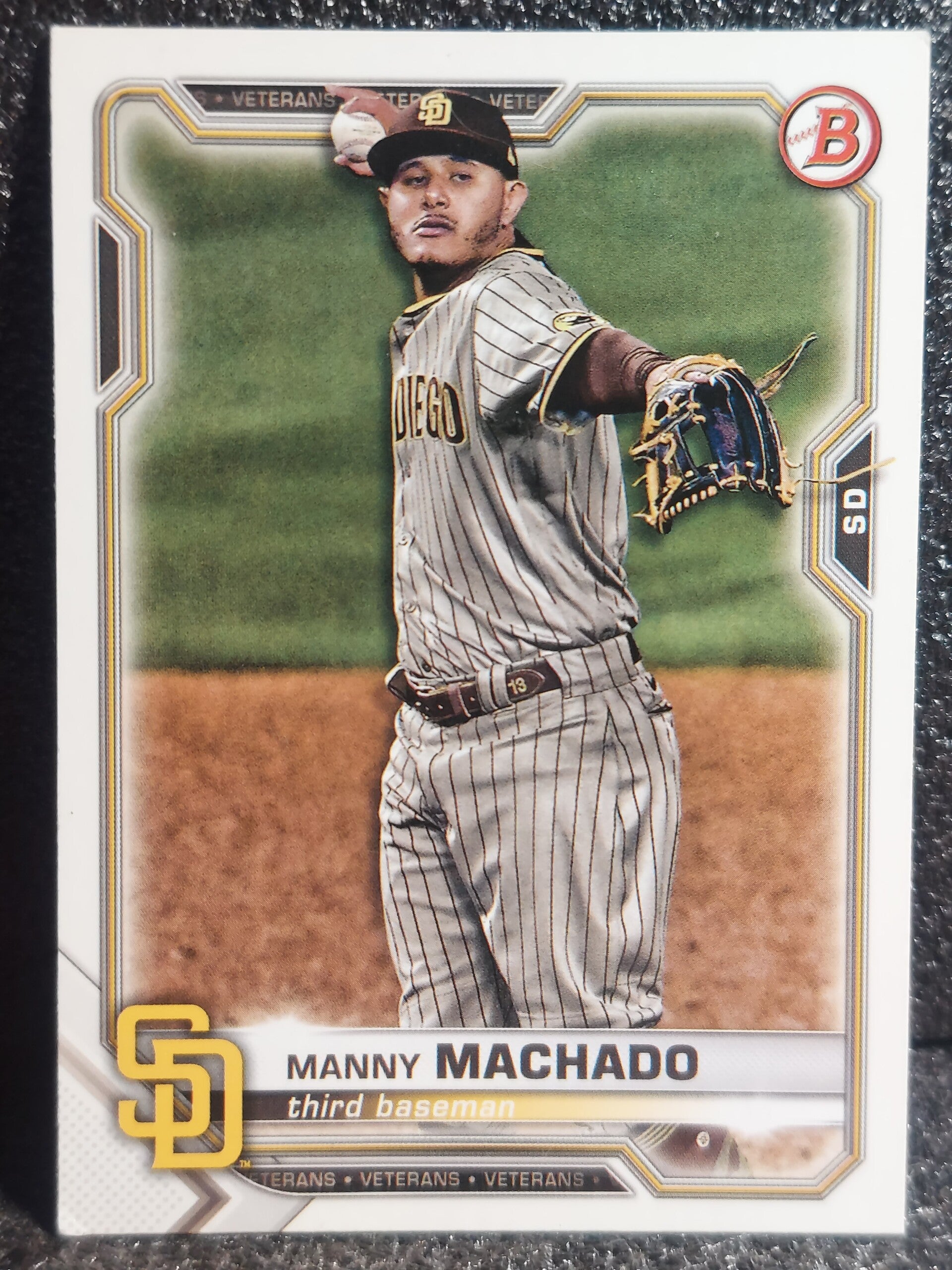 Manny Machado 2021 Bowman #52 San Diego Padres