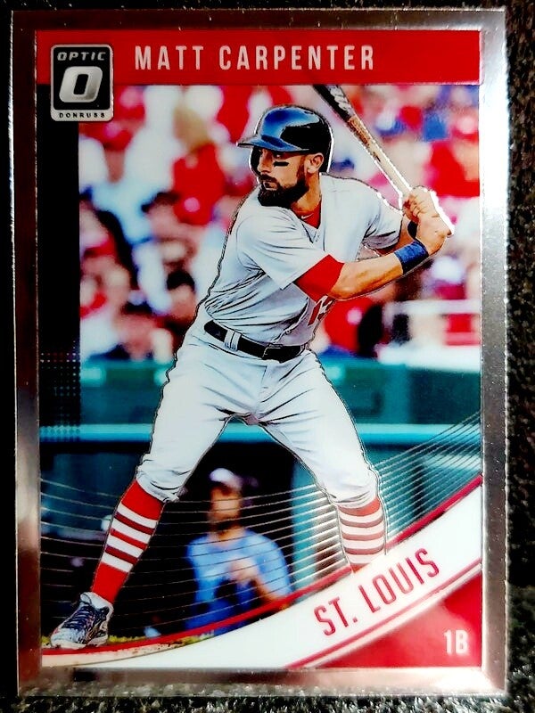 Matt Carpenter 2018 Donruss Optic #13 St. Louis Cardinals