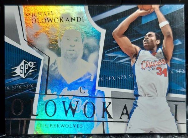 Michael Olowokandi 2003-04 SPx Timberwolves Basketball Card #49