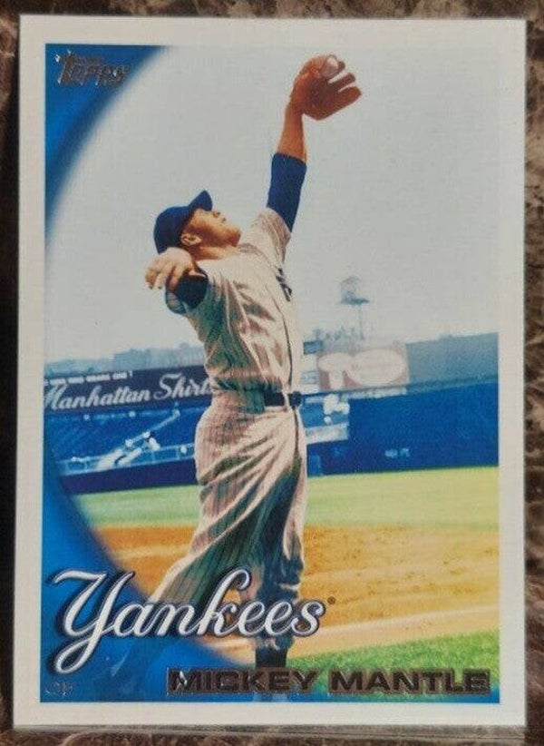 MICKEY MANTLE Yankees 2010 TOPPS Baseball Card #7