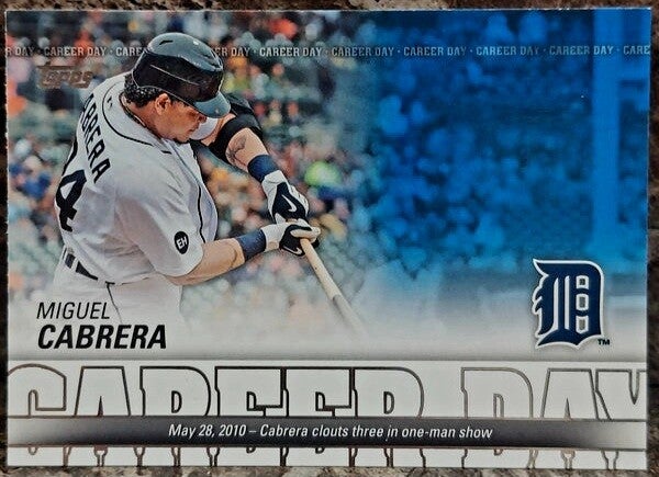 Miguel Cabrera 2012 Topps Career Day Insert Card # CD11