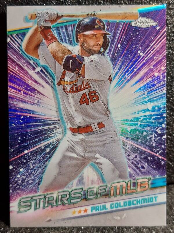 Paul Goldschmidt 2024 Topps Series 1 Stars of MLB Chrome #CSMLB-1 Cardinals