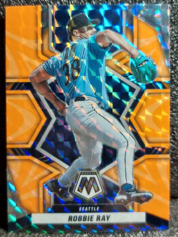 Robbie Ray 2022 Panini Mosaic #153 Reactive Orange