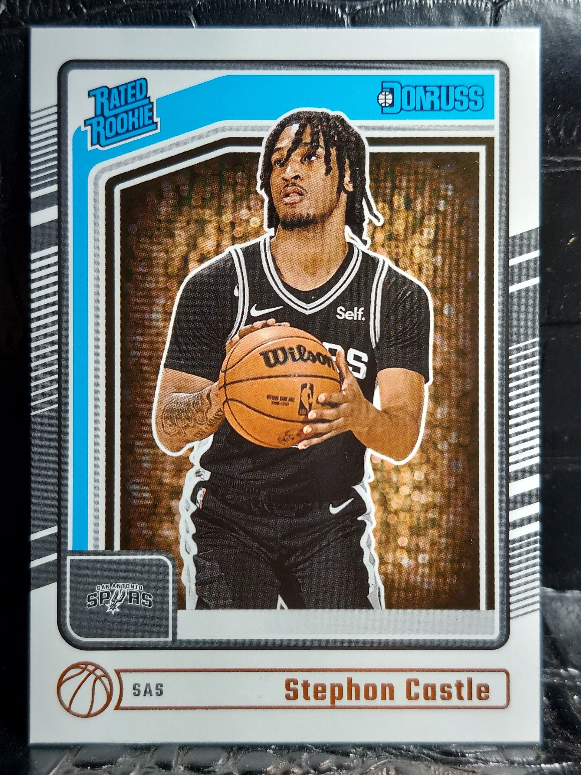 Stephon Castle【RC】2024-25 Donruss San Antonio Spurs #244 Rookie Card
