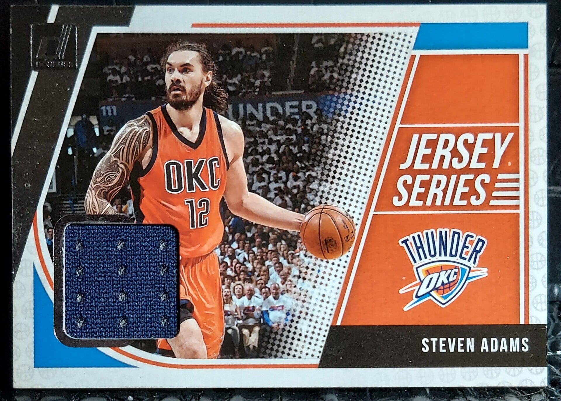Steven Adams 2018-19 Donruss Jersey Series Patch #JS-SAD Thunder