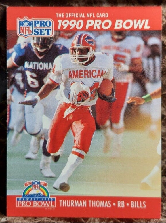 Thurman Thomas 1990 Pro Set #374