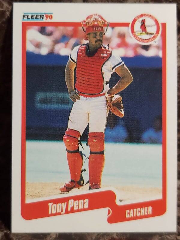 Tony Pena 1990 Fleer #256
