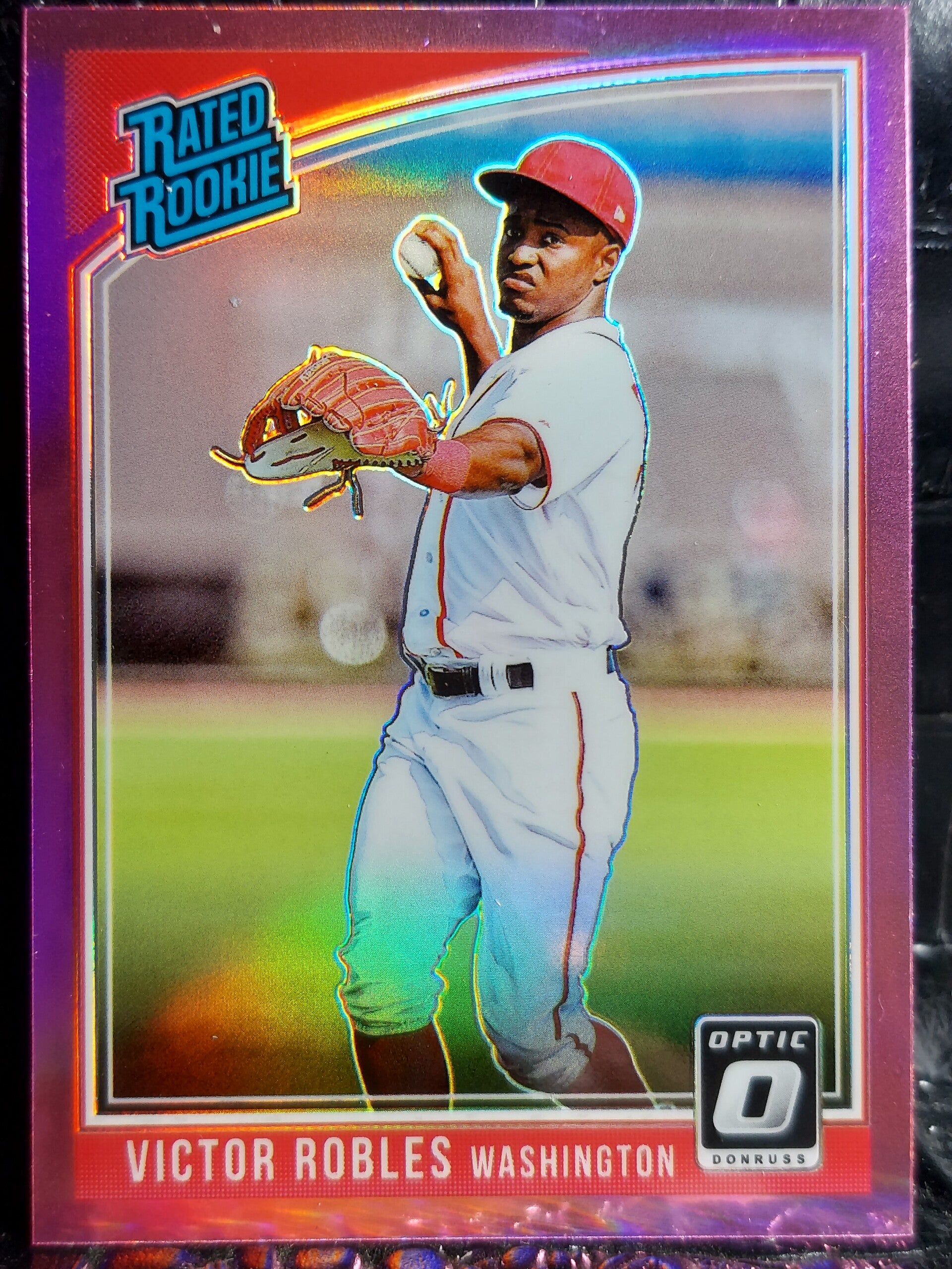 Victor Robles【RC】2018 Donruss Optic #42 Pink