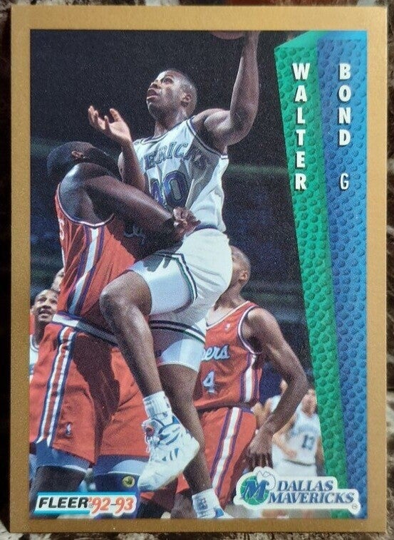 Walter Bond 1992-93 Fleer  #322