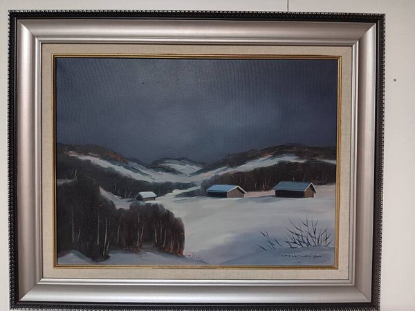 Öljyvärimaalaus  Tuomo Lehtiniemi