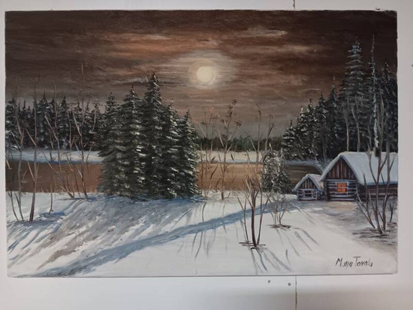 Öljyvärimaalaus Maija Toivola