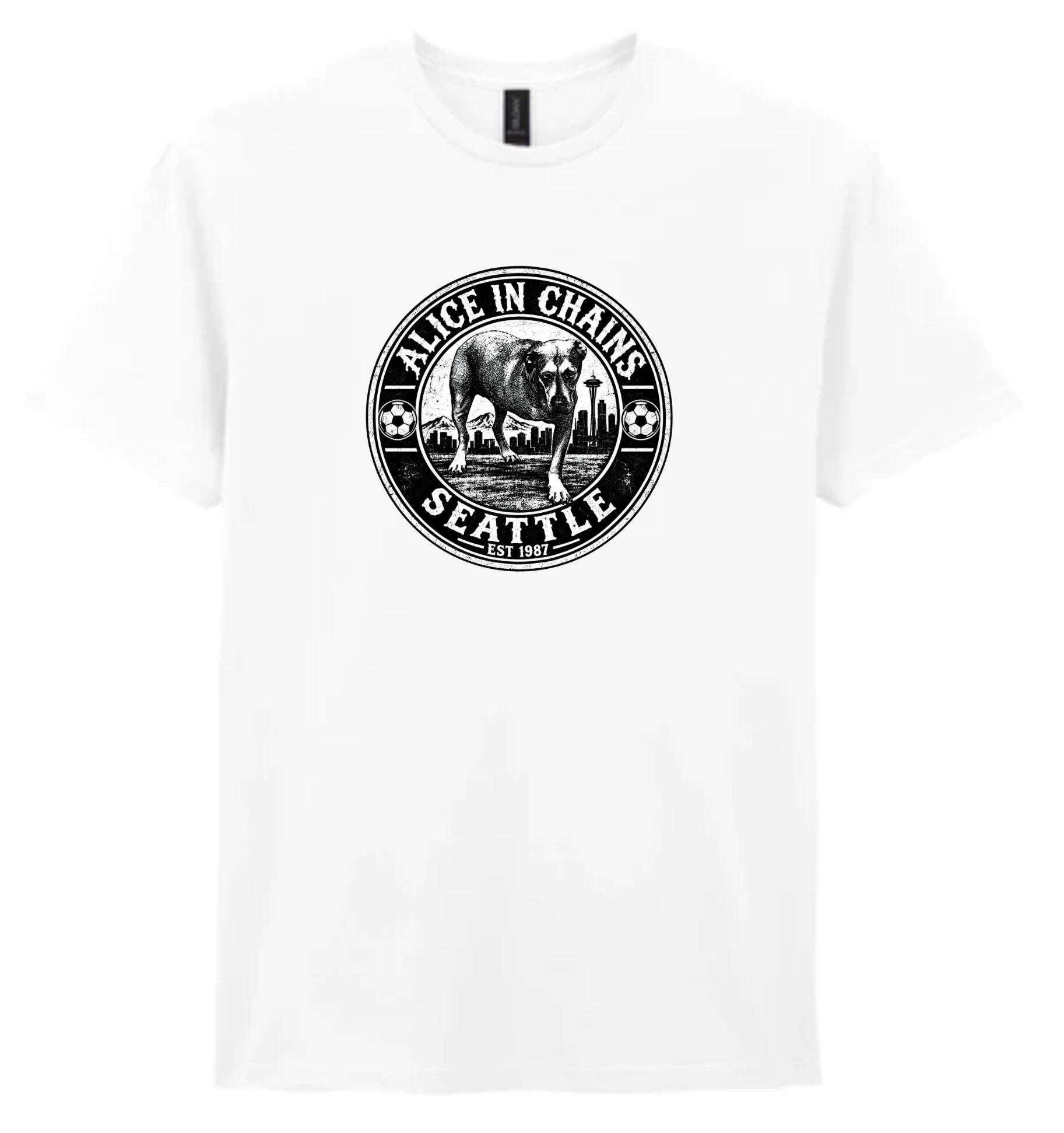 Alice In Chains Football Badge T-Shirt
