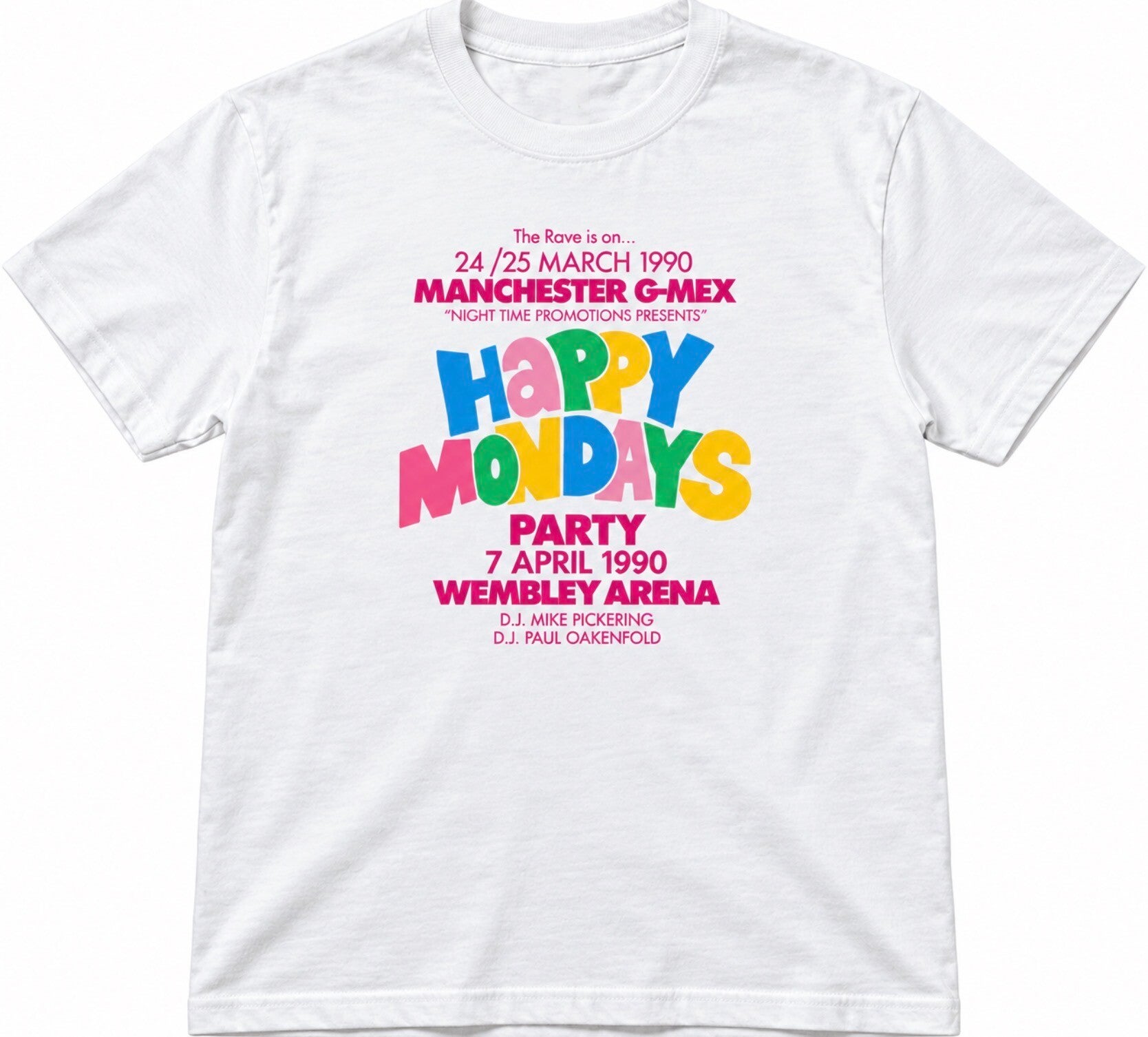 Happy Mondays G-MEX 1990  T-Shirt