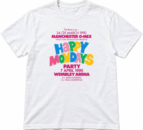 Happy Mondays G-MEX 1990  T-Shirt