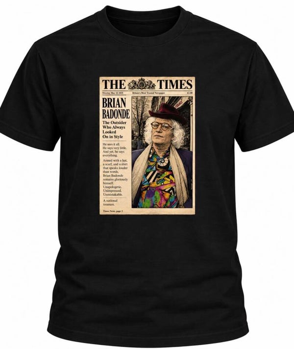 Brian Badonde Newspaper T-Shirt