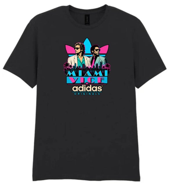 Miami Vice Trefoil Custom T-Shirt