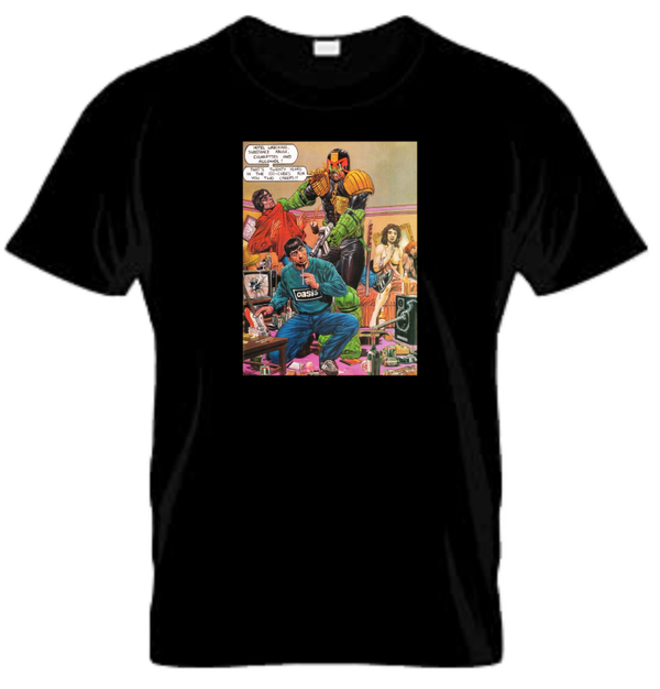 Oasis Vintage Judge Dredd Custom T-Shirt
