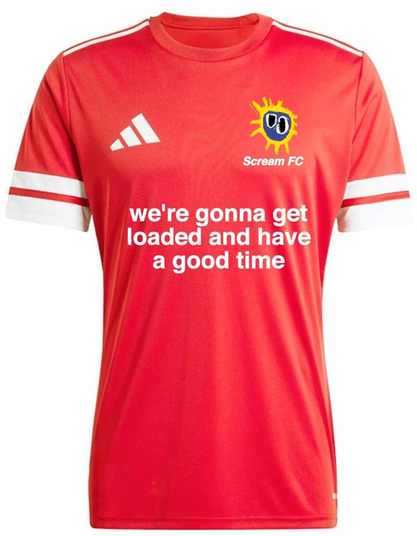 Custom Primal Scream "screamadelica" Adidas Football Shirt