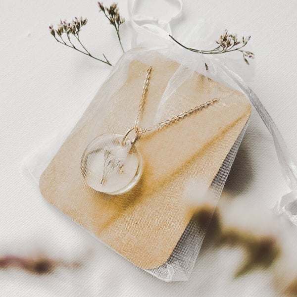 Ronde ketting 'Lilac'