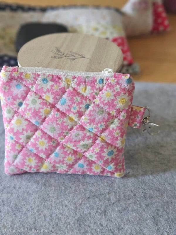 Small Makeup Pouch. Ideal for going out, can easily clip on handbag