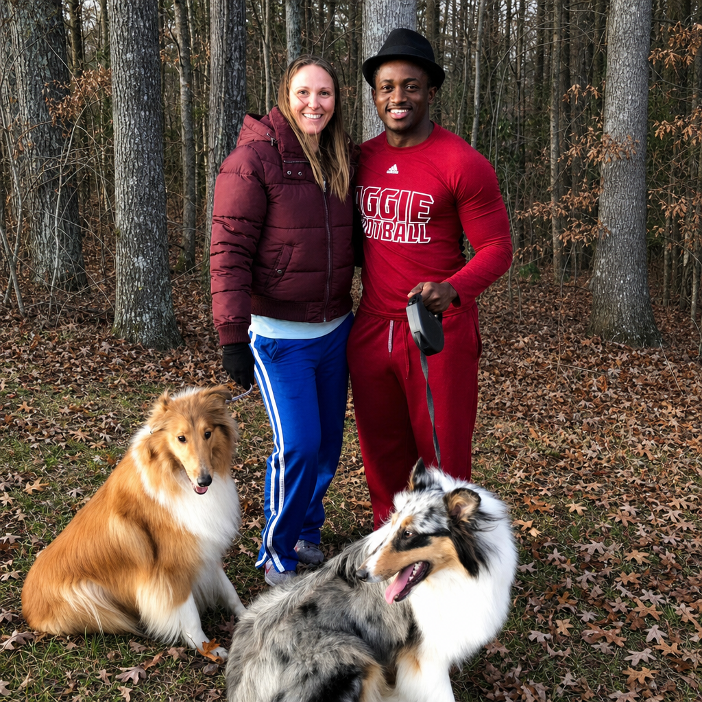 Ahmed Dadzie and his wife Melissa 