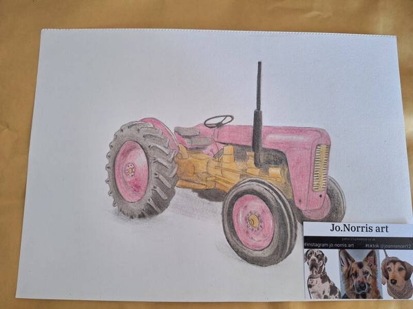 Little pink tractor