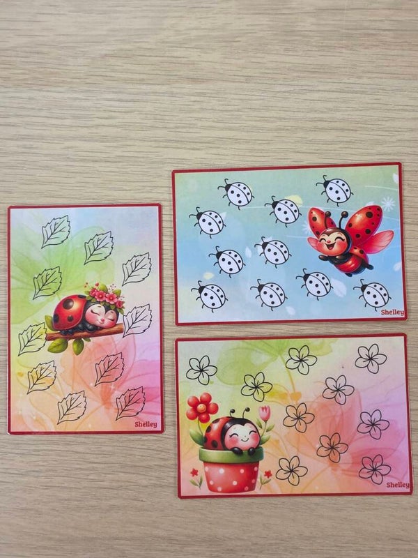 A7 Lieveheersbeestjes set
