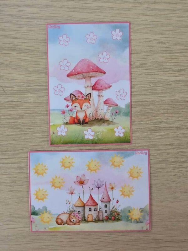 Blossom fairies A7 setje