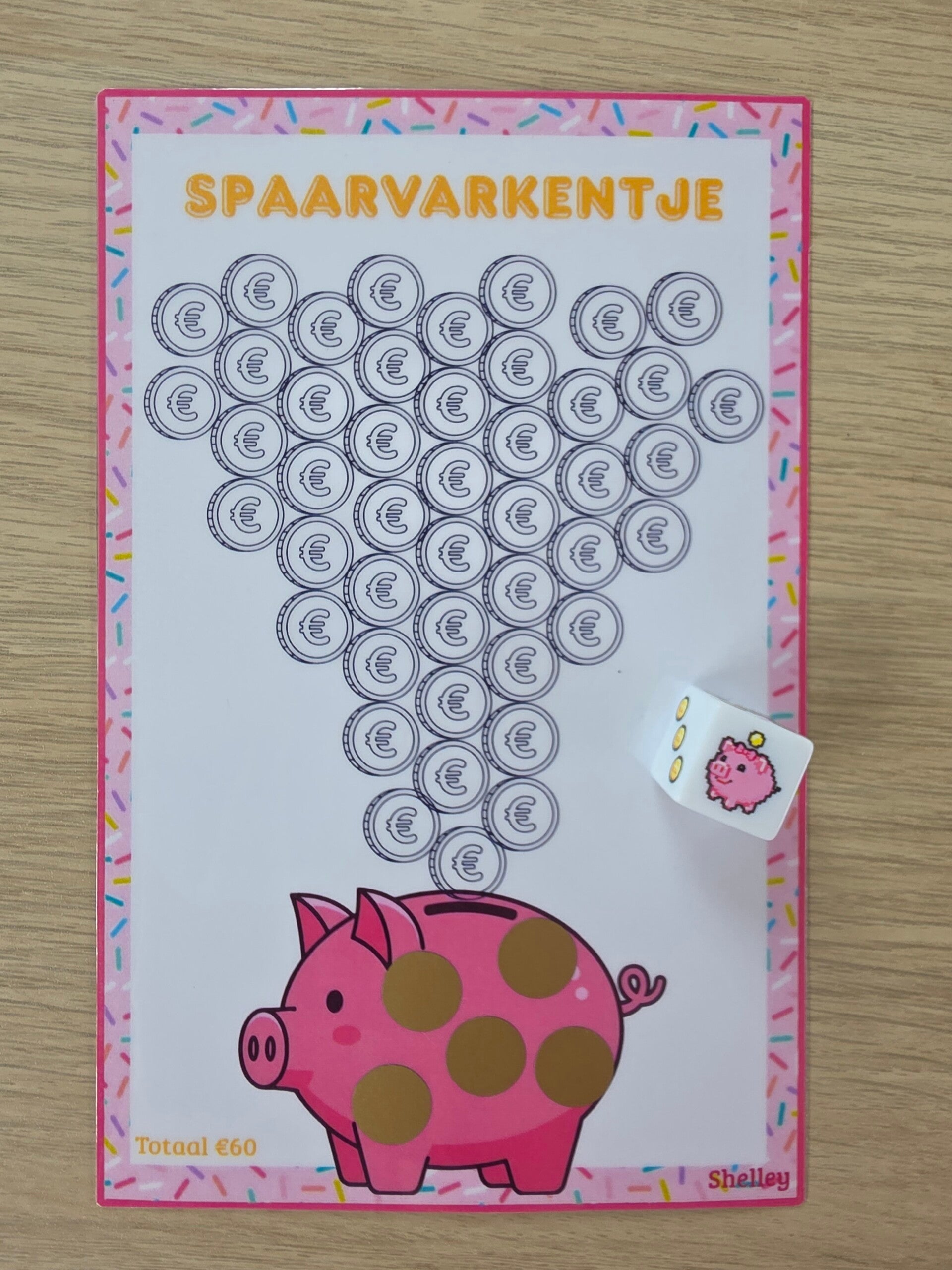 A5 Spaarvarkentje