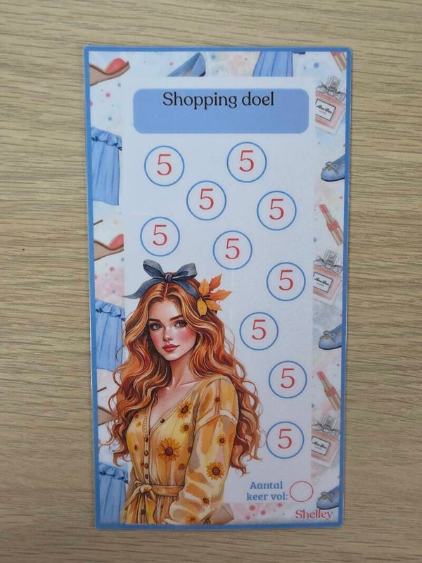 A6 shoppen 5 euro meisje