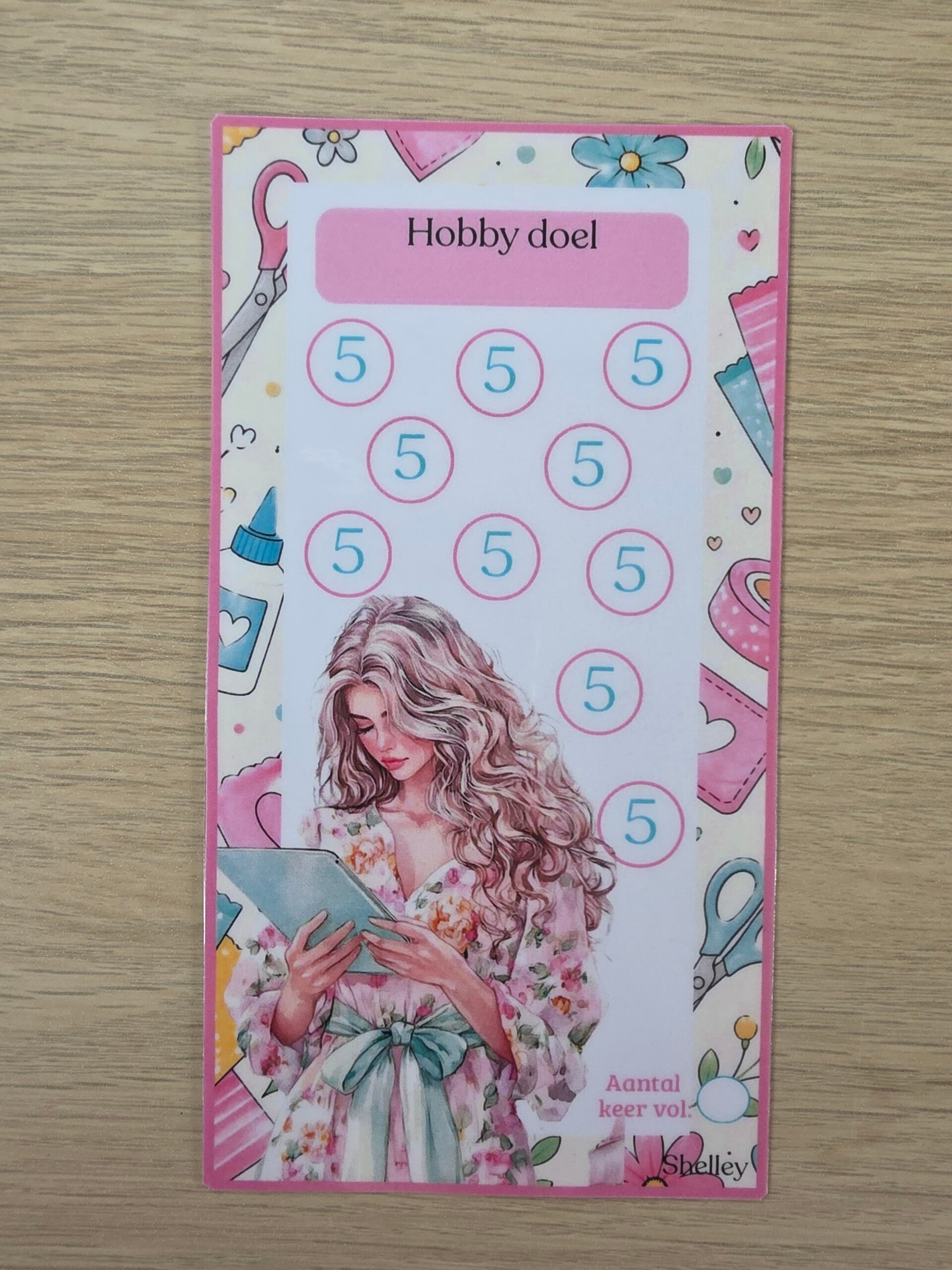 A6 hobby 5 euro meisje