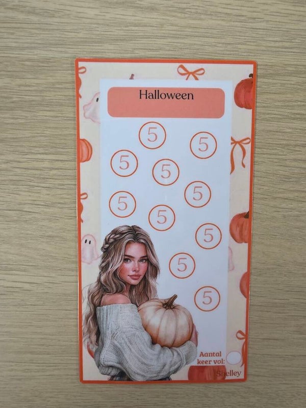 A6 halloween 5 euro meisje