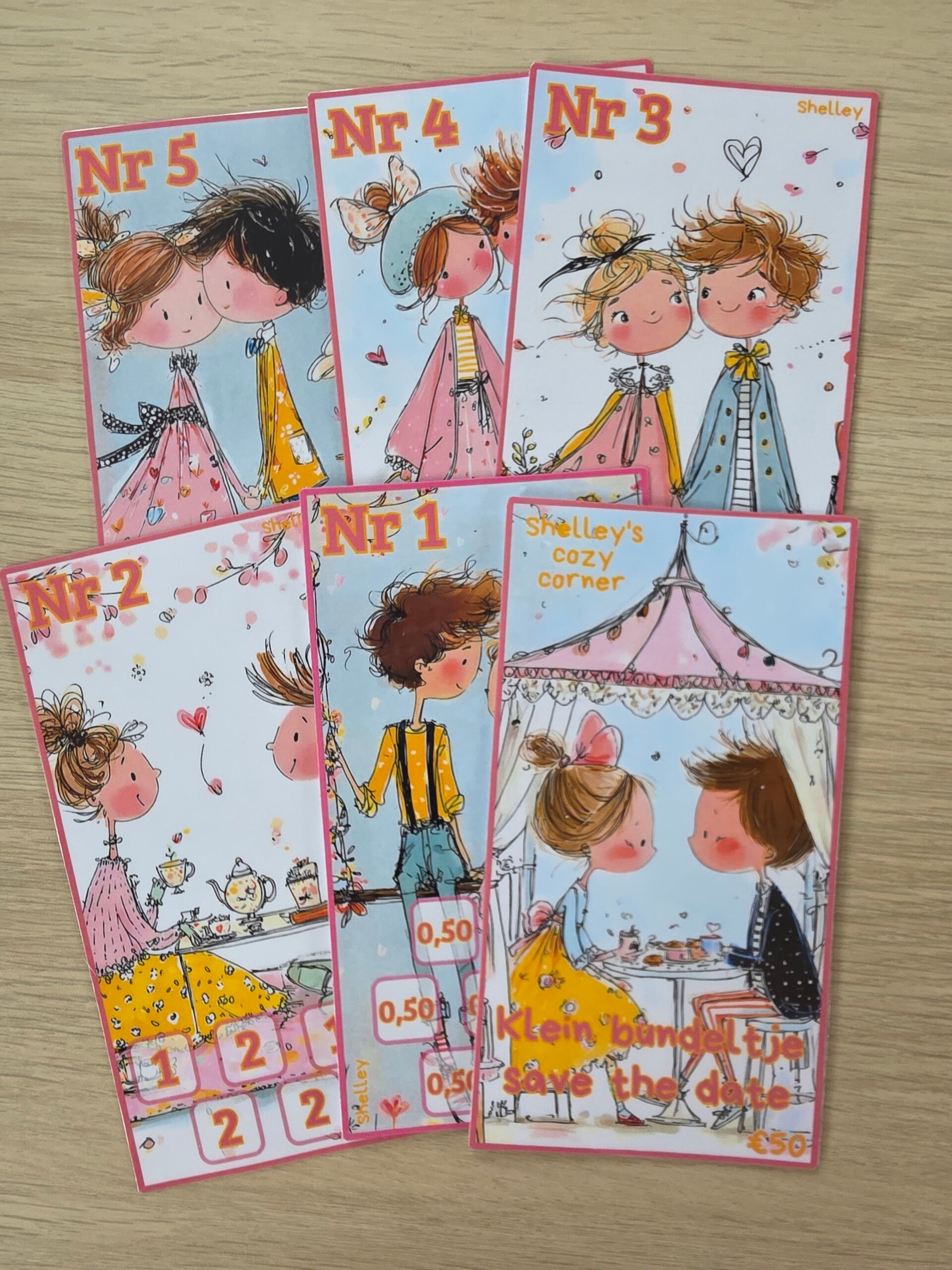 Klein bundeltje save the date