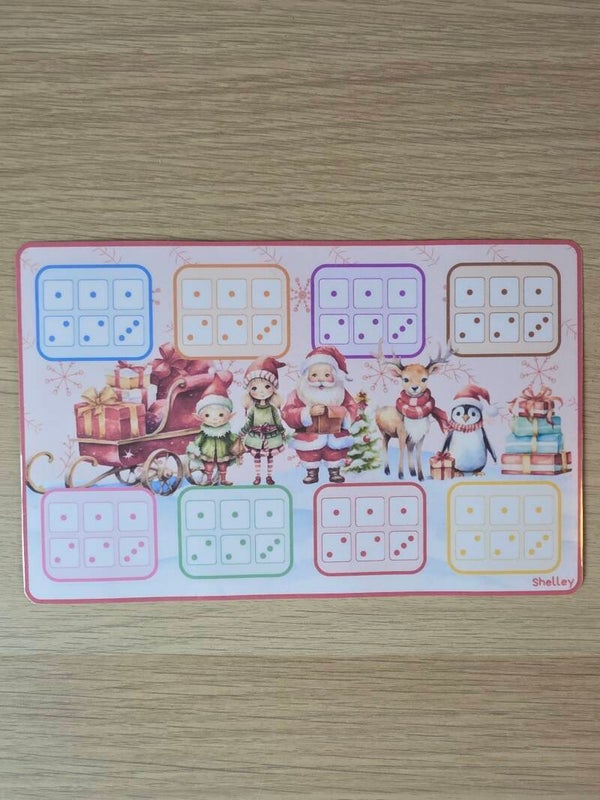 A5 kerst kleurendobbel